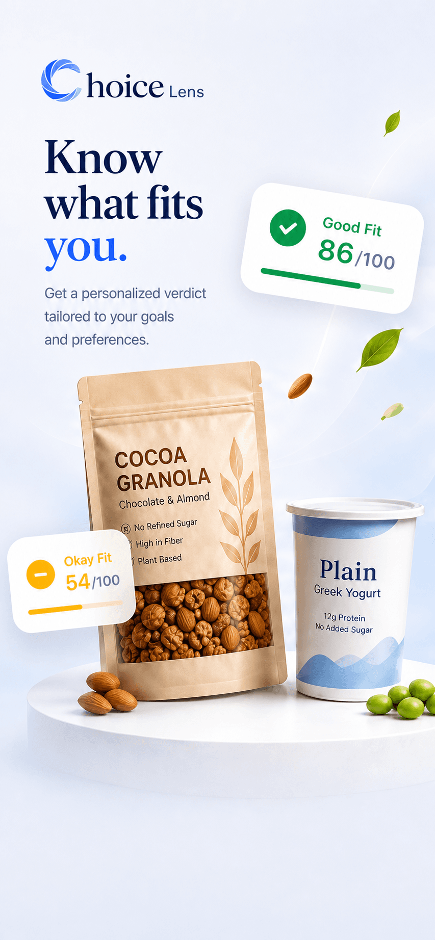 ChoiceLens product fit score screenshot